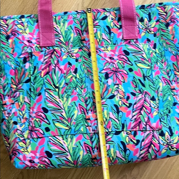 Lilly Pulitzer Pink and Blue Floral Tote - Picture 13 of 16